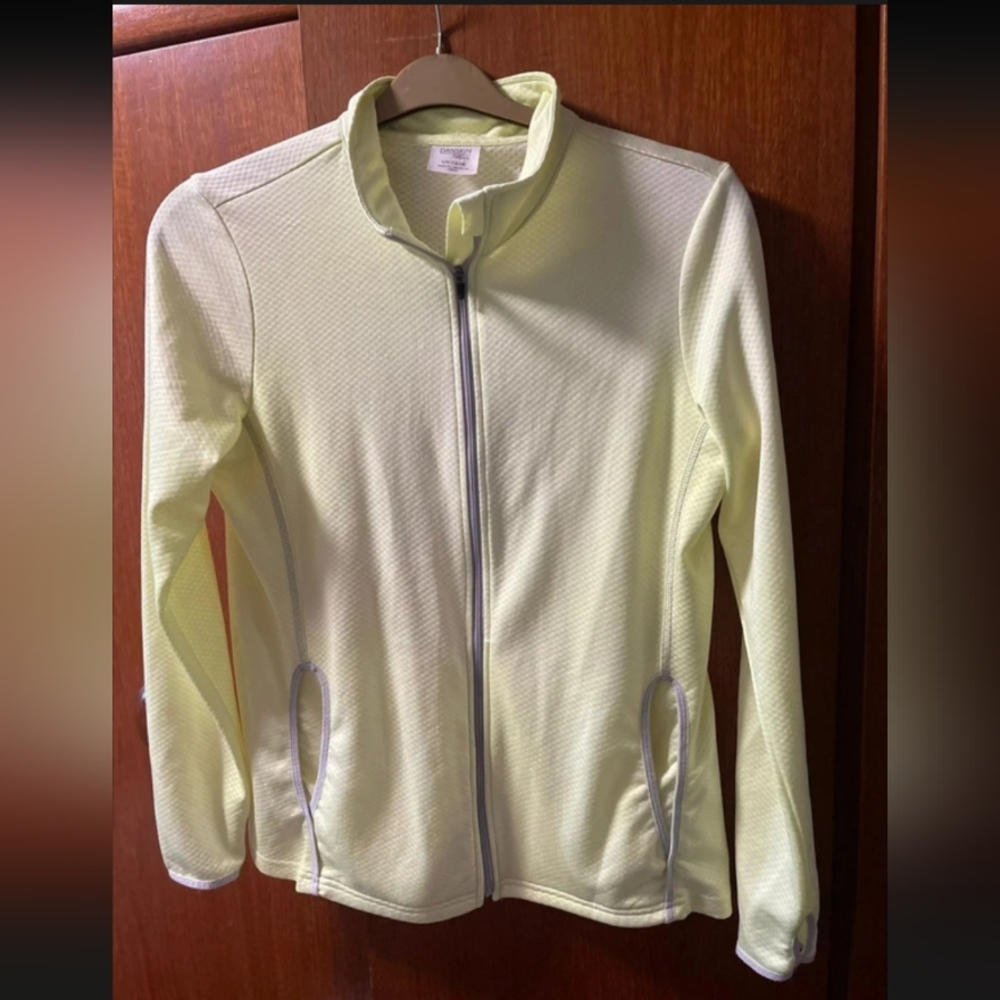 Danskin Women's Pale Yellow Utility Jacket